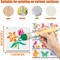 64PCS 3 Inch Painting Stencils Set – Reusable Small Craft Templates for Rock Painting, Wood, Wall, Tile, Canvas, Fabric & DIY Home Decor Projects